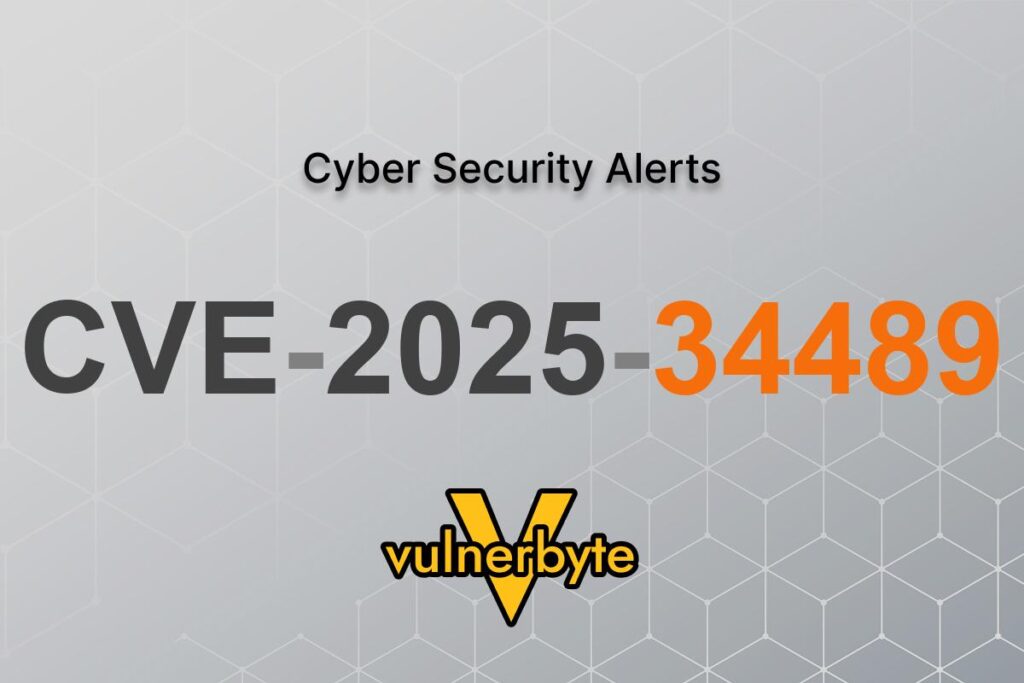 هشدار سایبری CVE-2025-34489