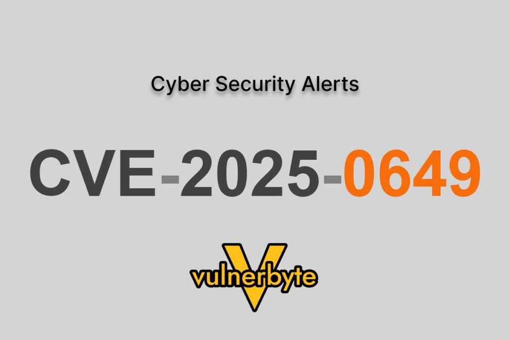 هشدار سایبری CVE-2025-0649