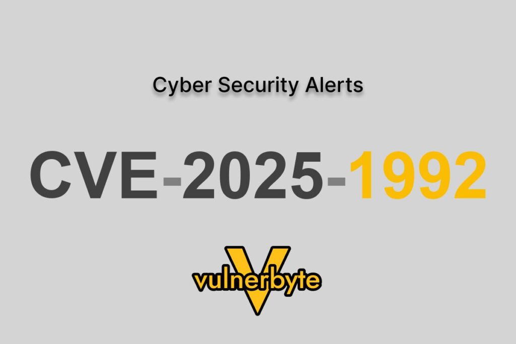 هشدار سایبری CVE-2025-1992