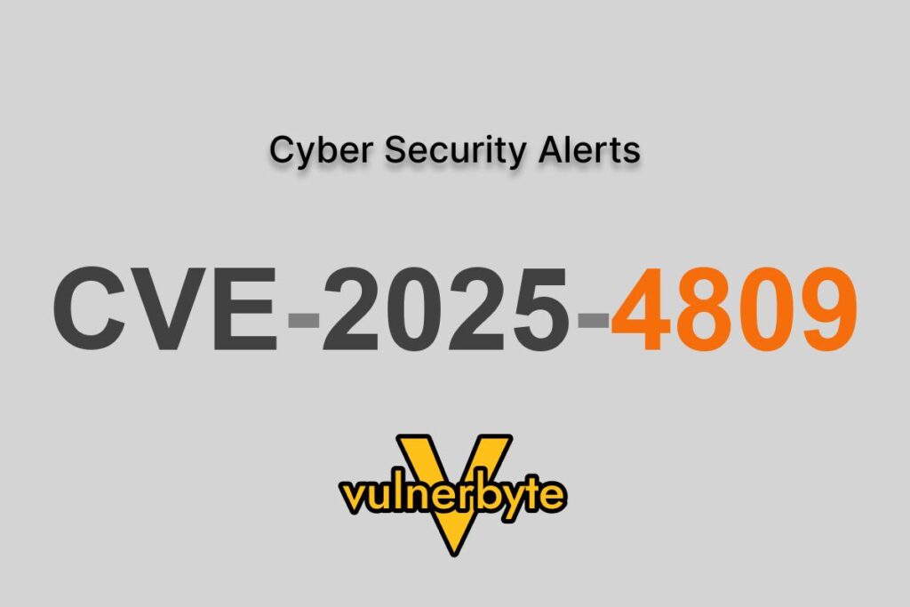 هشدار سایبری CVE-2025-4809
