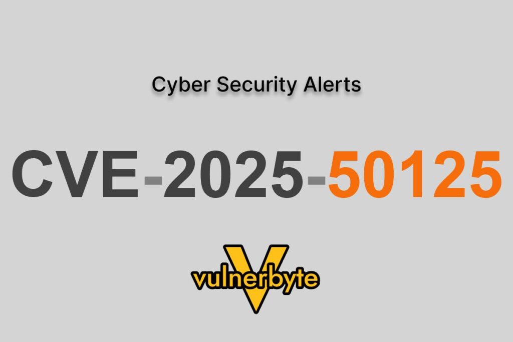 هشدار سایبری CVE-2025-50125