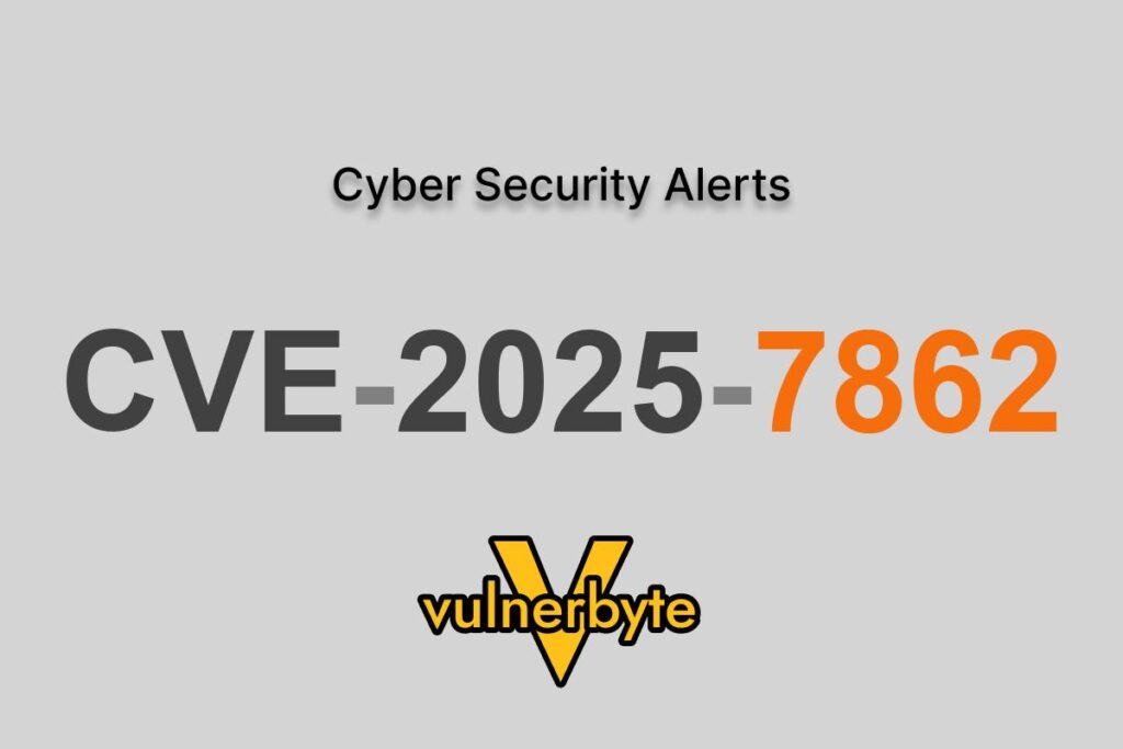 هشدار سایبری CVE-2025-7862