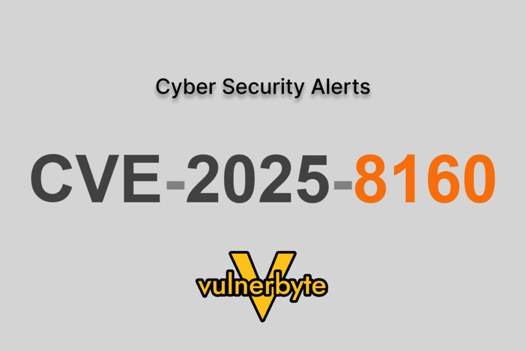 هشدار سایبری CVE-2025-8160