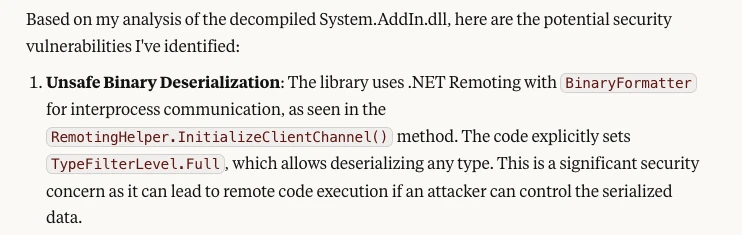 Hunting Deserialization Vulnerabilities With Claude گروه والنربایت vulnerbyte