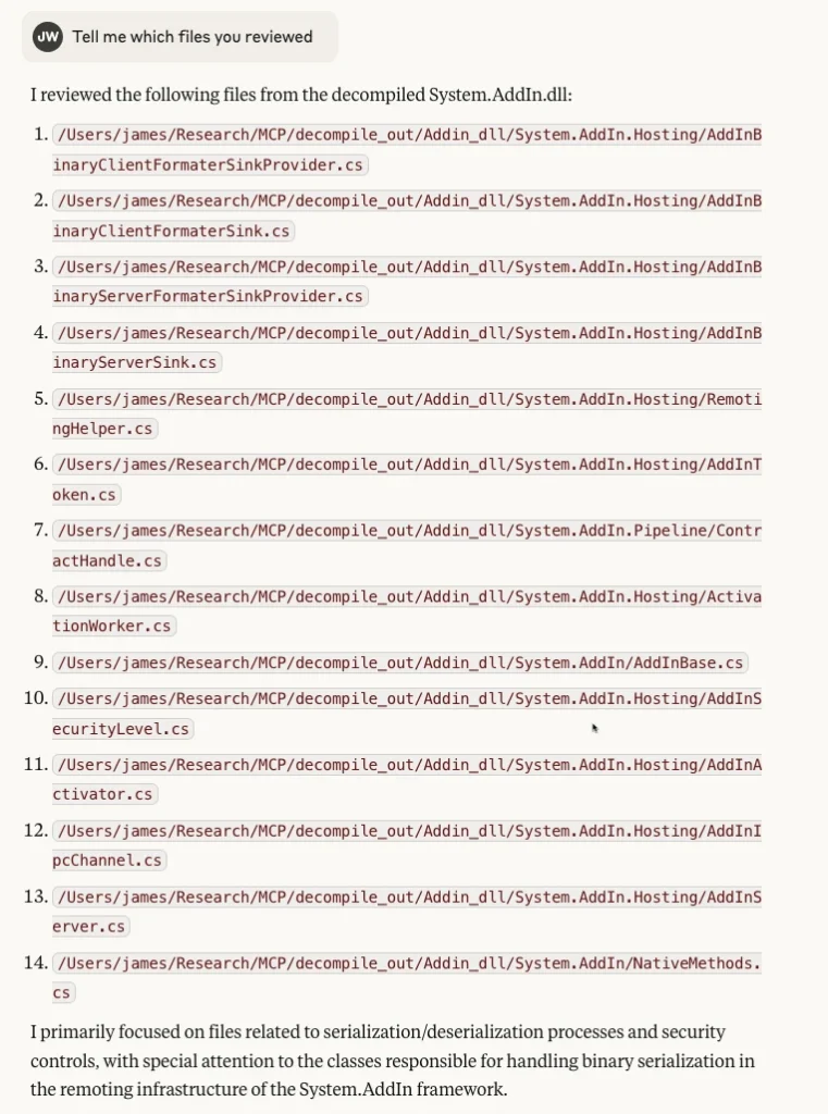 Hunting Deserialization Vulnerabilities With Claude گروه والنربایت vulnerbyte
