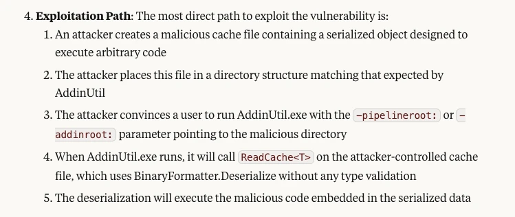 Hunting Deserialization Vulnerabilities With Claude گروه والنربایت vulnerbyte