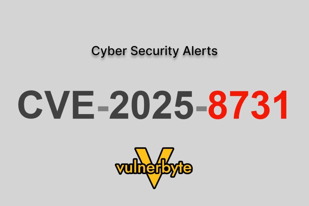 هشدار سایبری CVE-2025-8731