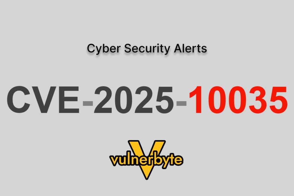 هشدار سایبری CVE-2025-10035
