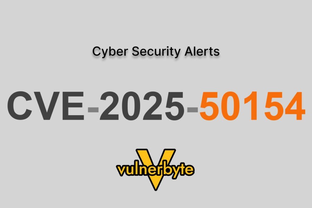 هشدار سایبری CVE-2025-50154