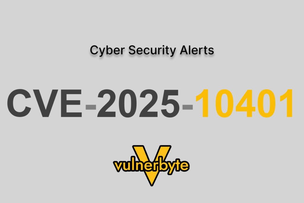هشدار سایبری CVE-2025-10401