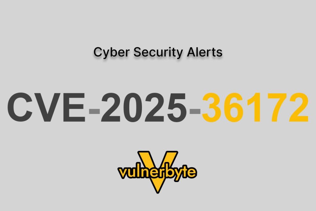 هشدار سایبری CVE-2025-36172
