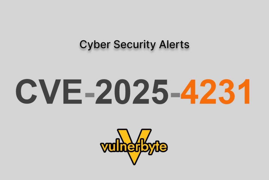هشدار سایبری CVE-2025-4231