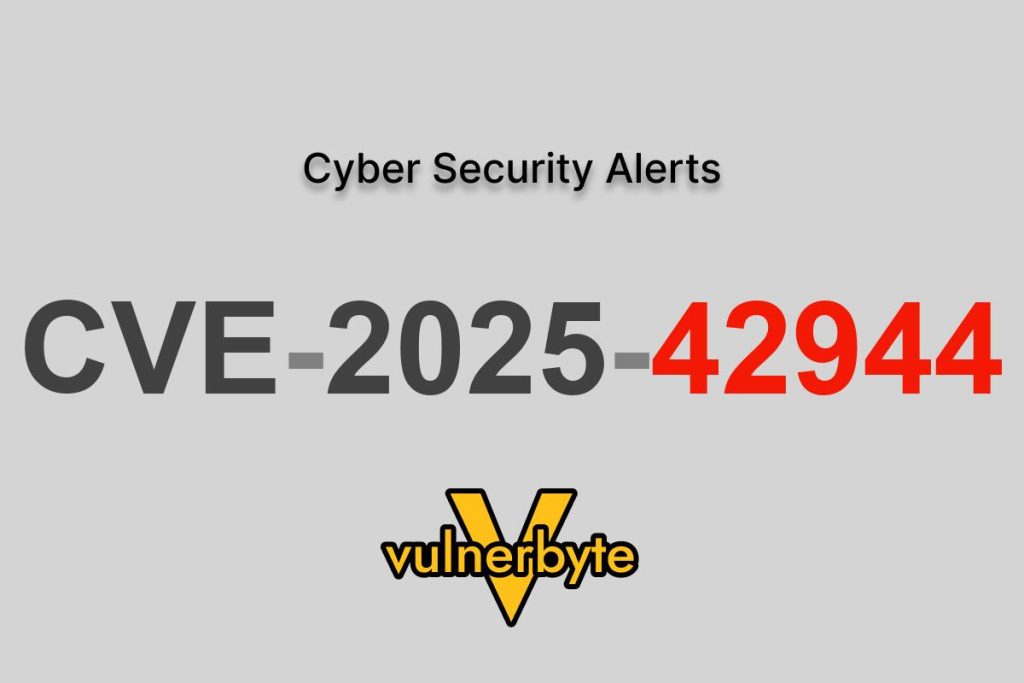 هشدار سایبری CVE-2025-42944