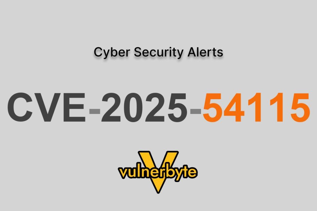 هشدار سایبری CVE-2025-54115