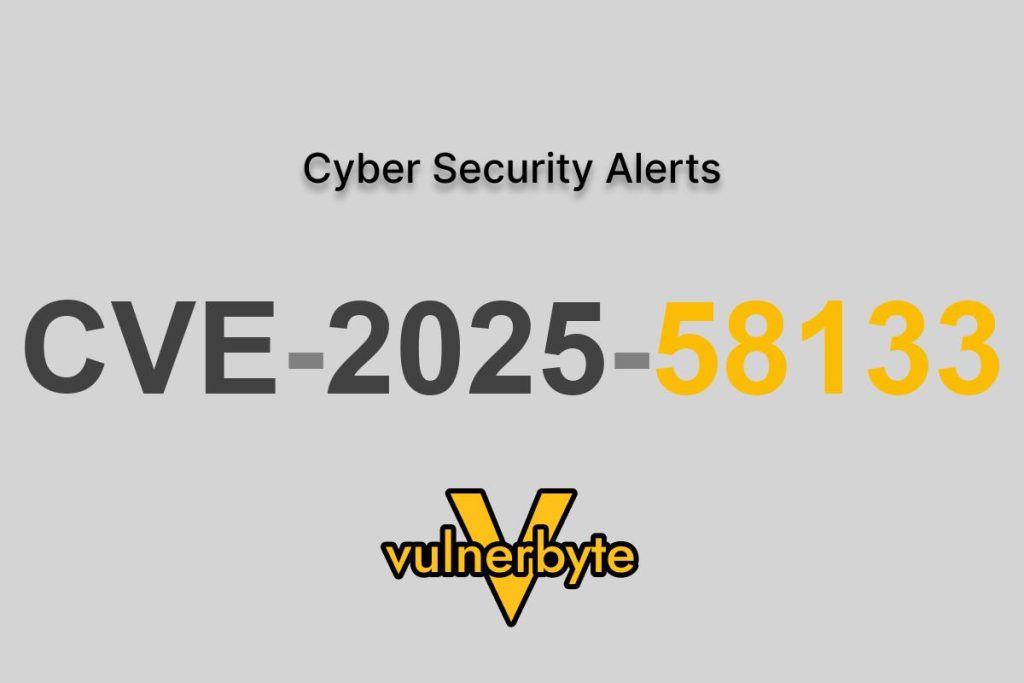 هشدار سایبری CVE-2025-58133