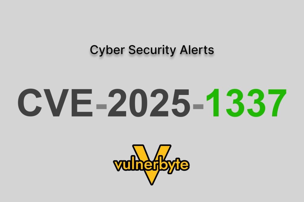 هشدار سایبری CVE-2025-1337