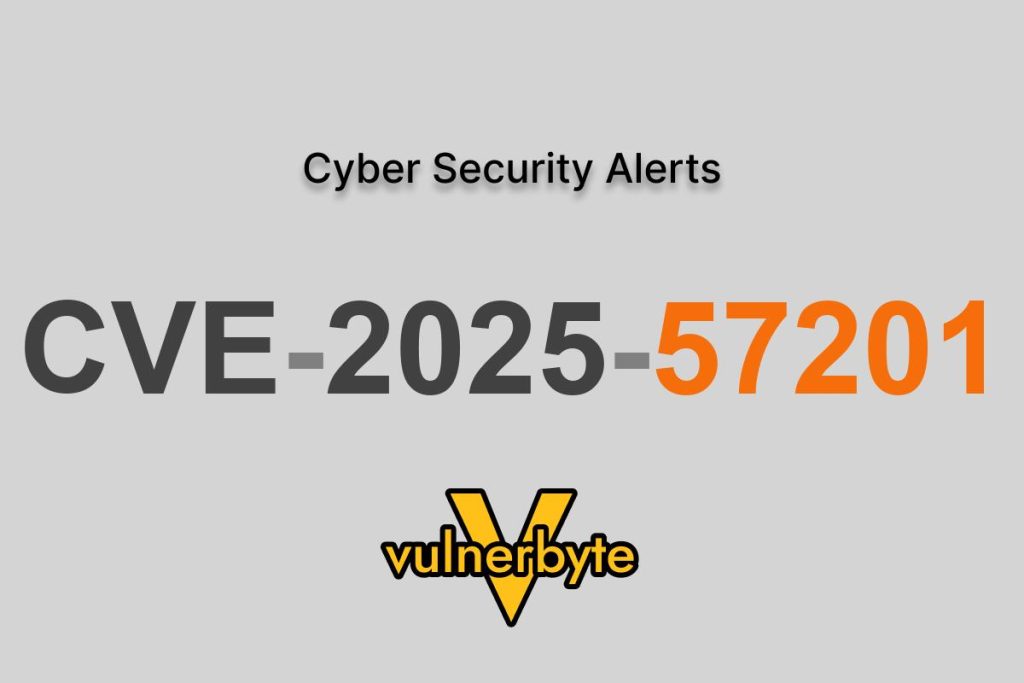 هشدار سایبری CVE-2025-57201