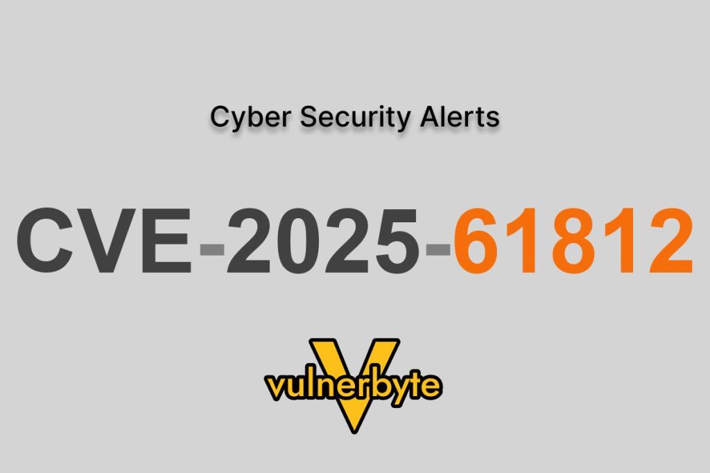 هشدار سایبری CVE-2025-61812