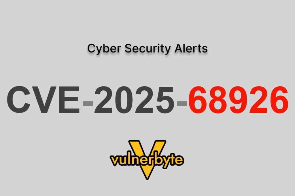 هشدار سایبری CVE-2025-68926