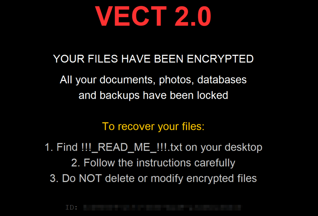 باج‌افزار VECT 2.0