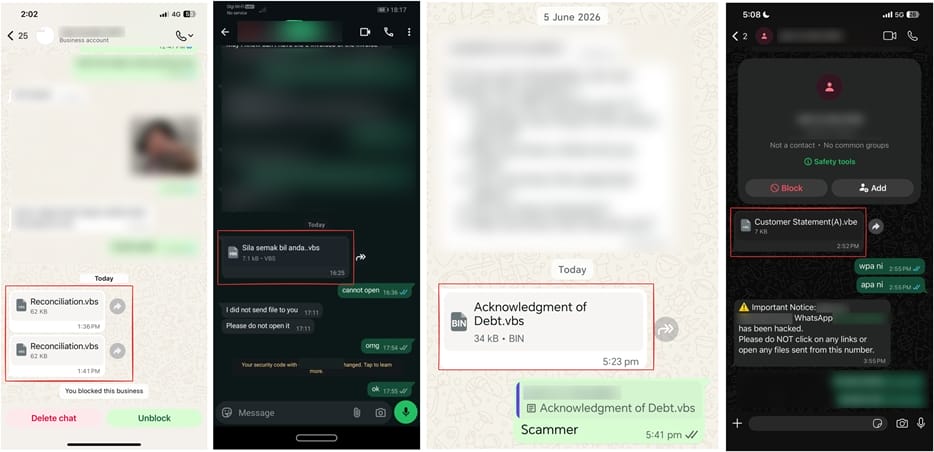 حمله فیشینگ واتساپ